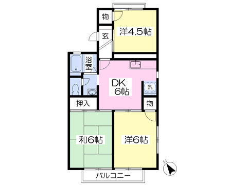 千葉県野田市桜台 梅郷駅 3DK アパート 賃貸物件詳細