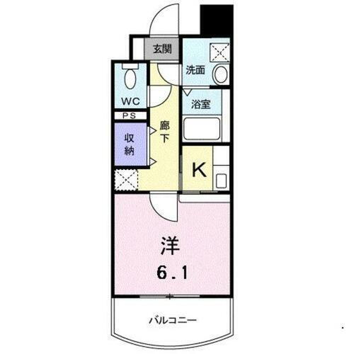 福岡県福岡市中央区大手門２丁目 大濠公園駅 1K マンション 賃貸物件詳細