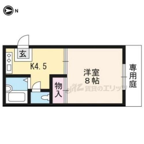 京都府京都市北区大宮玄琢南町 北大路駅 1K アパート 賃貸物件詳細