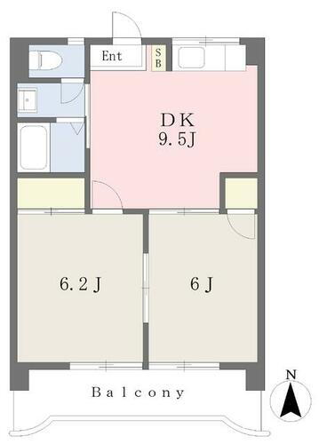 愛媛県松山市六軒家町 衣山駅 2DK マンション 賃貸物件詳細