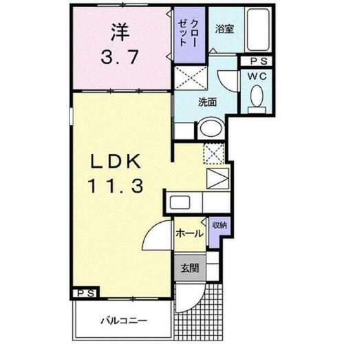 福島県郡山市不動前１丁目 郡山富田駅 1LDK アパート 賃貸物件詳細