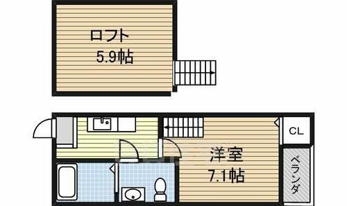 愛知県名古屋市西区枇杷島４丁目 東枇杷島駅 1K アパート 賃貸物件詳細