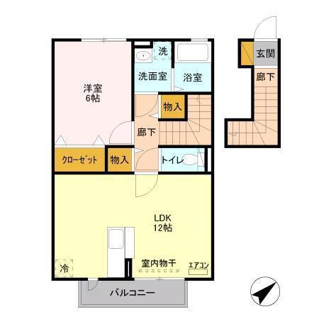 スタッピハウス 2階 1LDK 賃貸物件詳細