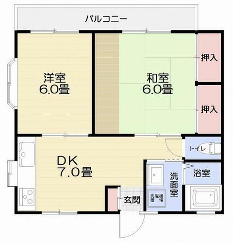 神奈川県横須賀市芦名２丁目 逗子駅 2DK アパート 賃貸物件詳細