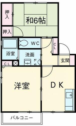 千葉県印西市小林 小林駅 2DK アパート 賃貸物件詳細