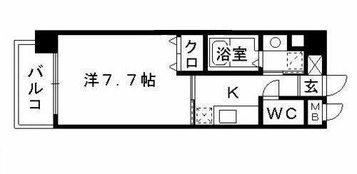 福岡県福岡市博多区比恵町 東比恵駅 1K マンション 賃貸物件詳細