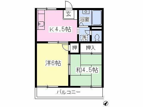 千葉県船橋市薬円台１丁目 薬園台駅 2K アパート 賃貸物件詳細