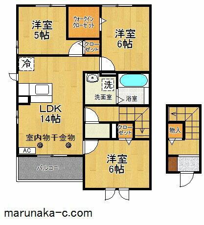 ファミリア 2階 2LDK 賃貸物件詳細