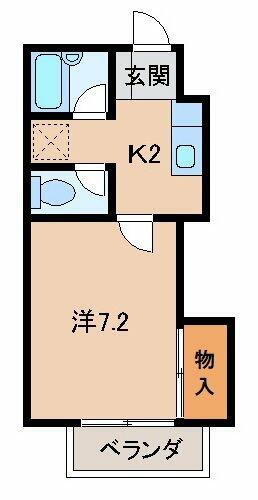 和歌山県岩出市溝川 岩出駅 1K アパート 賃貸物件詳細