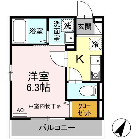 神奈川県横浜市栄区笠間３丁目 大船駅 1K アパート 賃貸物件詳細