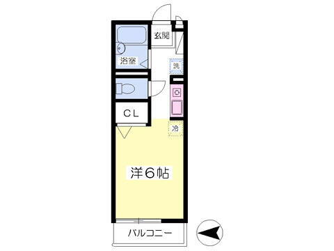 神奈川県横浜市神奈川区神之木台 大口駅 ワンルーム アパート 賃貸物件詳細