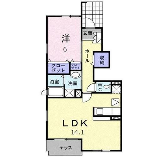 福岡県太宰府市吉松２丁目 水城駅 1LDK アパート 賃貸物件詳細