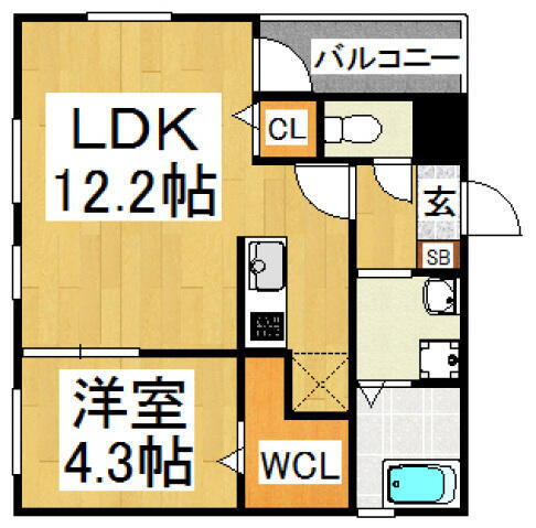 福岡県福岡市東区香住ヶ丘２丁目 九産大前駅 1LDK アパート 賃貸物件詳細