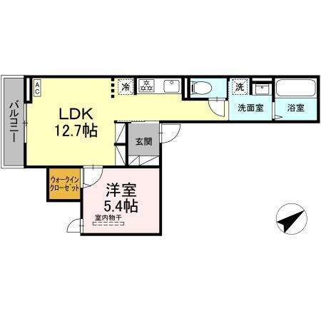 神奈川県川崎市幸区小倉１丁目 新川崎駅 1LDK アパート 賃貸物件詳細