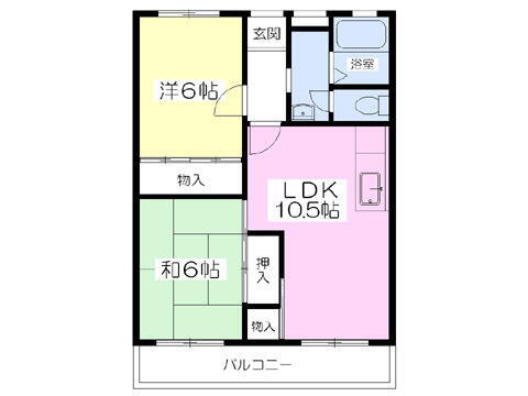 千葉県千葉市花見川区幕張本郷２丁目 幕張本郷駅 2LDK マンション 賃貸物件詳細