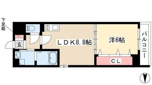 愛知県名古屋市中区橘１丁目 上前津駅 1LDK マンション 賃貸物件詳細