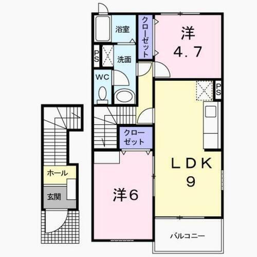 福岡県糟屋郡須惠町大字植木 須恵駅 2LDK アパート 賃貸物件詳細