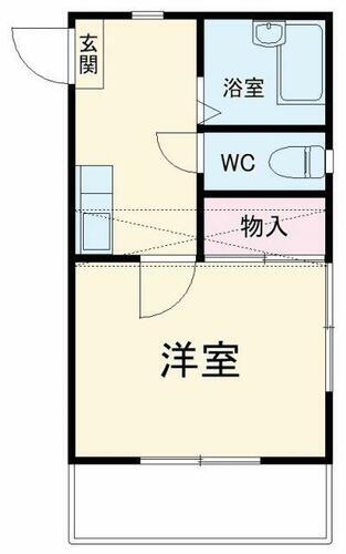 千葉県千葉市稲毛区六方町 四街道駅 1K アパート 賃貸物件詳細