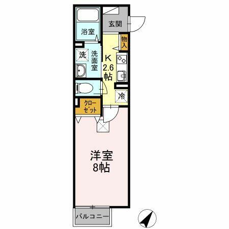 神奈川県大和市中央林間西５丁目 中央林間駅 1K アパート 賃貸物件詳細