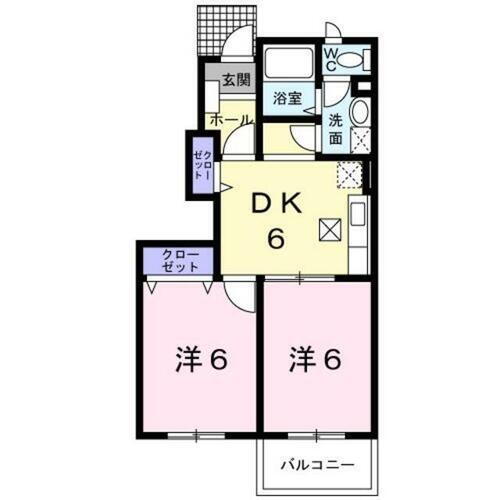 千葉県松戸市東平賀 北小金駅 2DK アパート 賃貸物件詳細