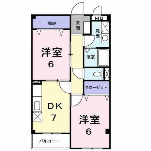 神奈川県相模原市中央区上矢部１丁目 橋本駅 2DK マンション 賃貸物件詳細