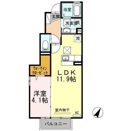 山口県下関市小月本町２丁目 小月駅 1LDK アパート 賃貸物件詳細