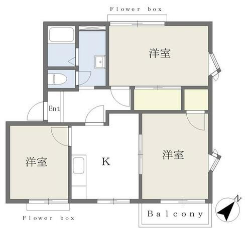 東京都八王子市弐分方町 西八王子駅 3K アパート 賃貸物件詳細