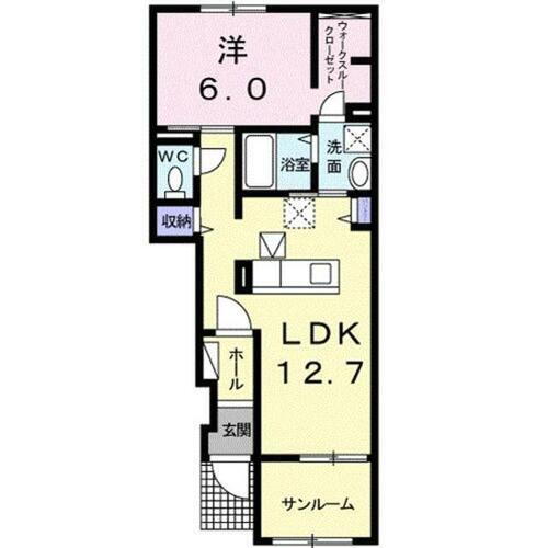 愛媛県松山市保免中２丁目 土居田駅 1LDK アパート 賃貸物件詳細