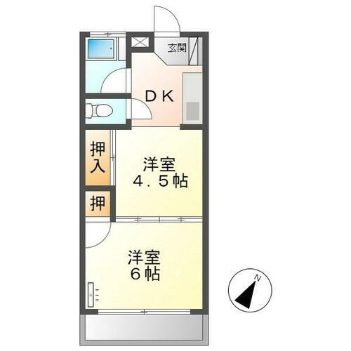 東京都町田市小川２丁目 成瀬駅 2DK マンション 賃貸物件詳細