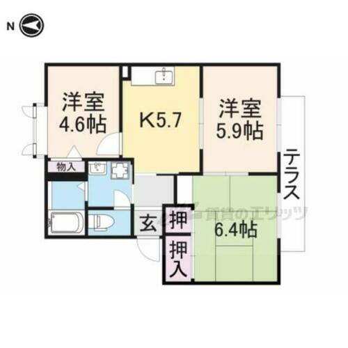 奈良県磯城郡川西町大字結崎 結崎駅 3K アパート 賃貸物件詳細