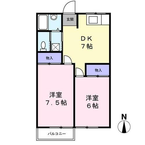 神奈川県横浜市青葉区つつじが丘 青葉台駅 2DK アパート 賃貸物件詳細