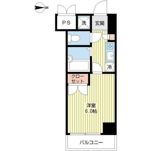 セントグレース 5階 1K 賃貸物件詳細
