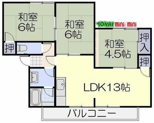 三重県松阪市末広町１丁目 松阪駅 3LDK アパート 賃貸物件詳細