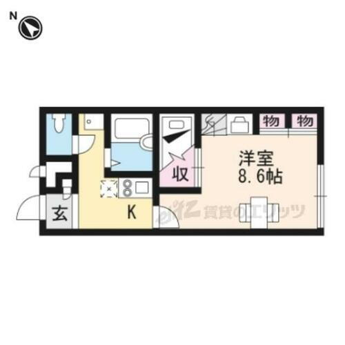 滋賀県彦根市岡町 彦根口駅 1K アパート 賃貸物件詳細