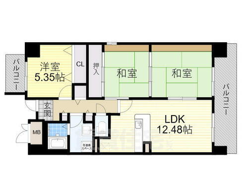 大阪府大阪市東住吉区杭全２丁目 東部市場前駅 3LDK マンション 賃貸物件詳細