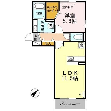 Ｄ－ｒｏｏｍ博多麦野　壱番館 3階 1LDK 賃貸物件詳細