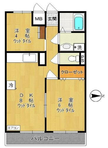 神奈川県川崎市多摩区東生田１丁目 向ヶ丘遊園駅 2DK マンション 賃貸物件詳細