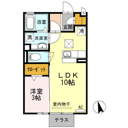カーサ・リオン 1階 1LDK 賃貸物件詳細