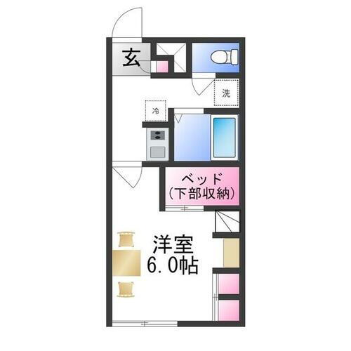 大阪府堺市東区南野田 北野田駅 1K アパート 賃貸物件詳細