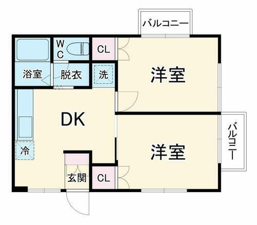 スロジェ瀬戸 1階 2DK 賃貸物件詳細