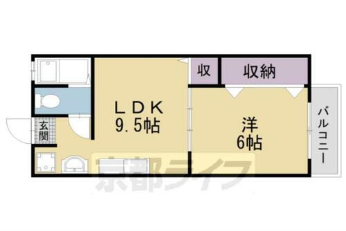 京都府京都市伏見区桃山町中島町 六地蔵駅 1LDK マンション 賃貸物件詳細