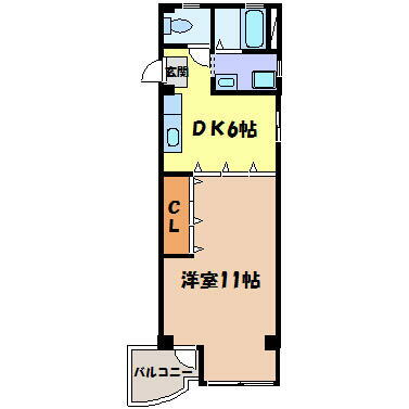 愛知県名古屋市千種区小松町６丁目 吹上駅 1DK マンション 賃貸物件詳細