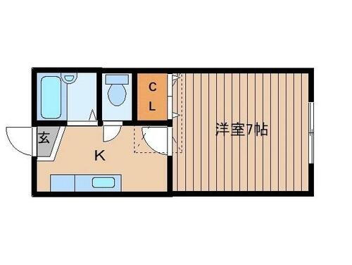 シティ３１０Ａ棟 1階 1K 賃貸物件詳細