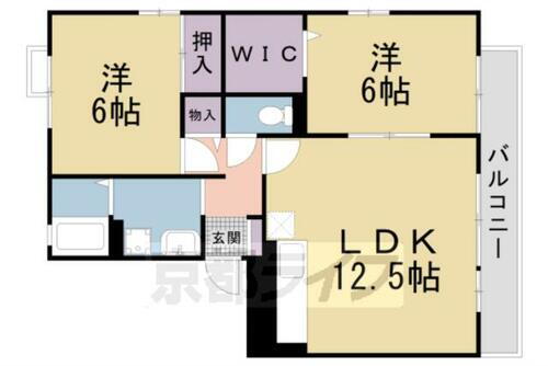 リビングタウン梅美台 3階 2LDK 賃貸物件詳細