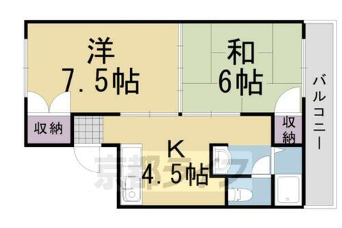 京都府亀岡市篠町柏原町頭 馬堀駅 2DK アパート 賃貸物件詳細
