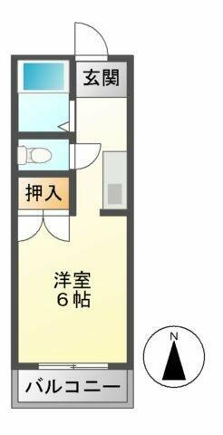 岐阜県各務原市那加前洞新町３丁目 市民公園前駅 ワンルーム アパート 賃貸物件詳細