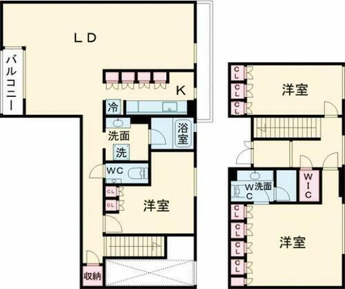 東京都世田谷区代沢２丁目 下北沢駅 3LDK マンション 賃貸物件詳細
