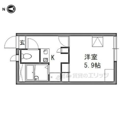 大阪府寝屋川市明和１丁目 寝屋川公園駅 1K アパート 賃貸物件詳細