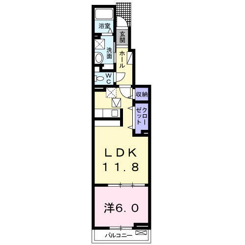 パストラーレ 1階 1LDK 賃貸物件詳細
