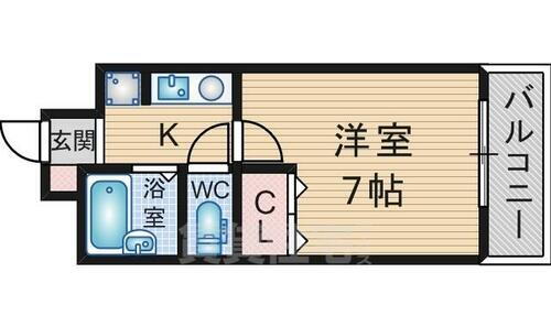 大阪府豊中市服部西町１丁目 服部天神駅 1K マンション 賃貸物件詳細